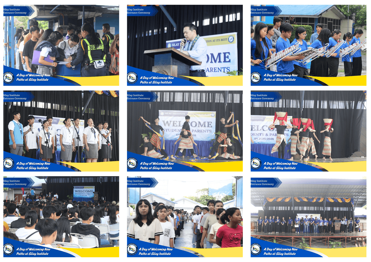 Silay Institute Welcomes Students to a New Chapter with Heartfelt Entrance Ceremony
