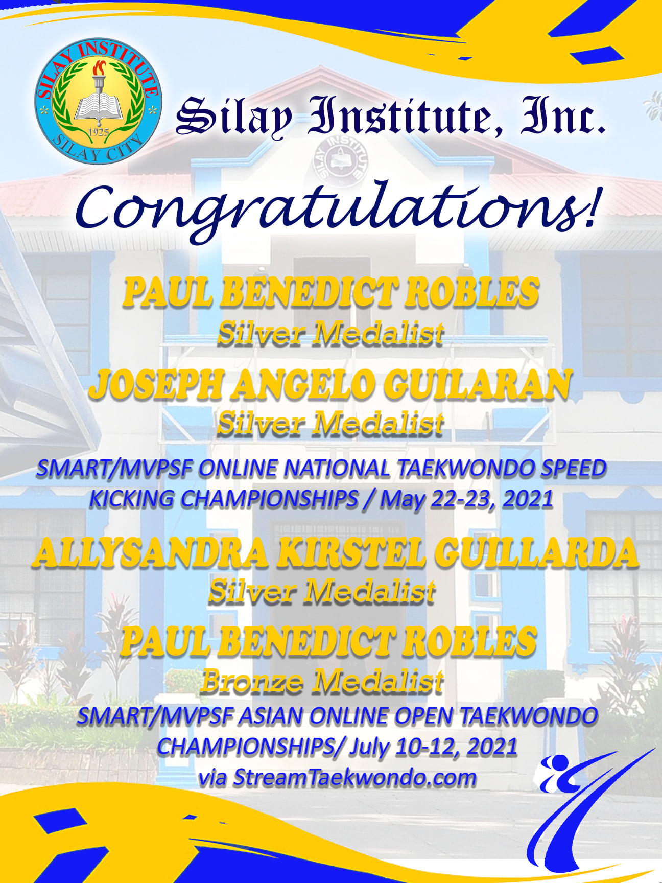 Taekwondo Winners