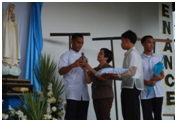Dr. de Guzman crowns Blessed Virgin Mary